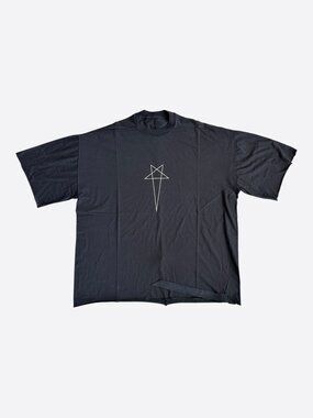 Rick Owens Black & White Tommy T-Shirt